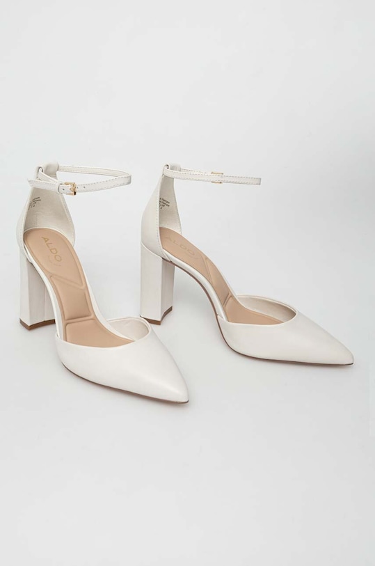 Кожени обувки с тънък ток Aldo FAITH 13706568.FAITH бял SS24