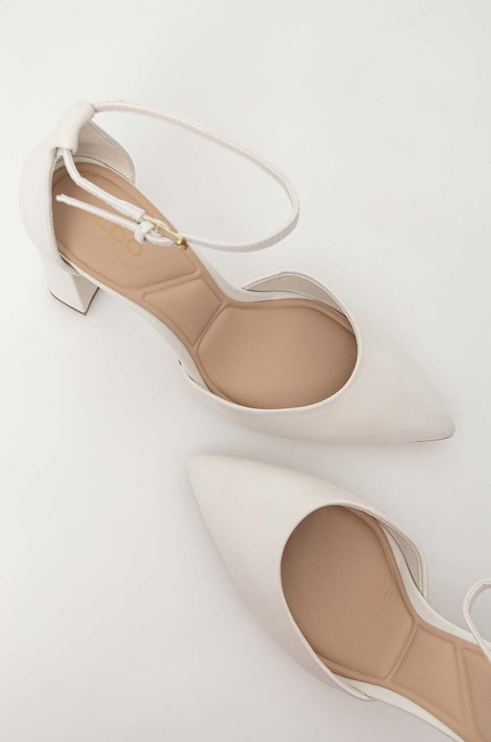 Кожени обувки с тънък ток Aldo FAITH бял 13706568.FAITH