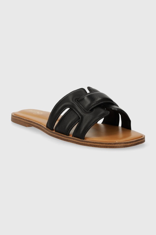 Aldo klapki skórzane Elenaa 13706552.ELENAA czarny SS24