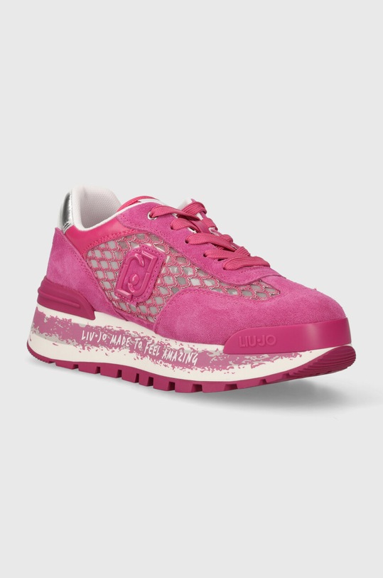 Liu Jo sneakersy AMAZING 23 tekstylny różowy BA4001PX303S3192