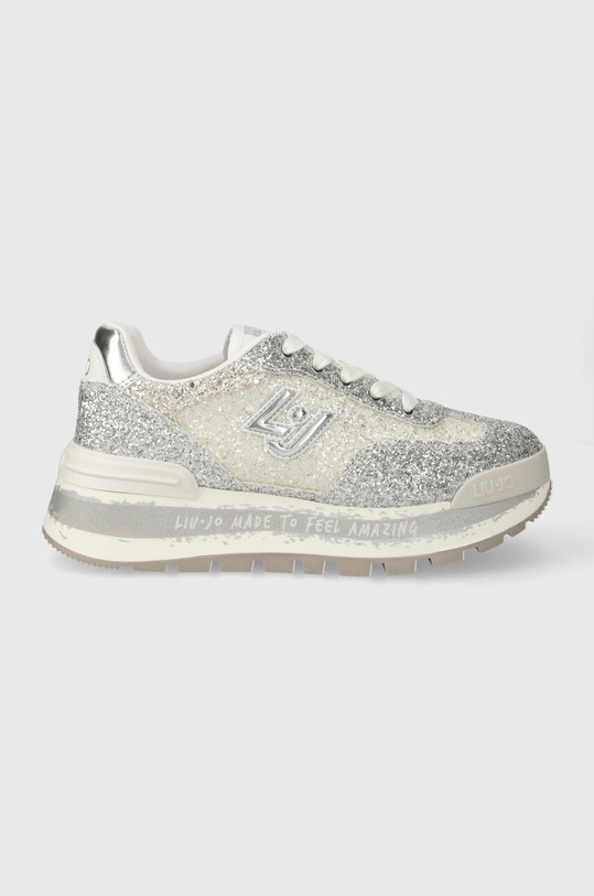 Liu Jo sneakersy AMAZING 26 platforma srebrny BA4007TX00700532