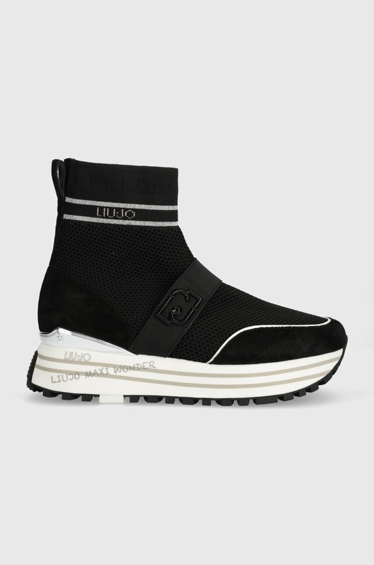 Liu Jo sneakersy LIU JO MAXI WONDER 75 tekstylny czarny BA4061TX14522222