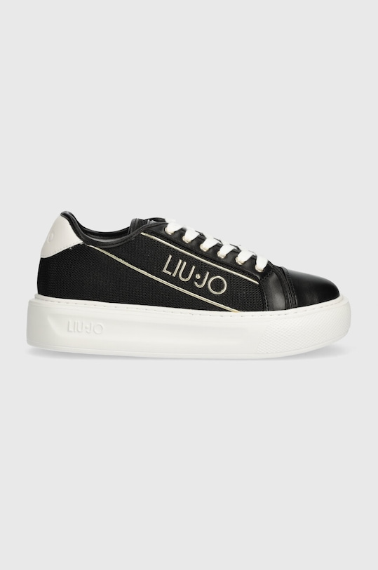 Liu Jo sneakersy KYLIE 26 imitacja skóry licowej czarny BA4033TX09122222