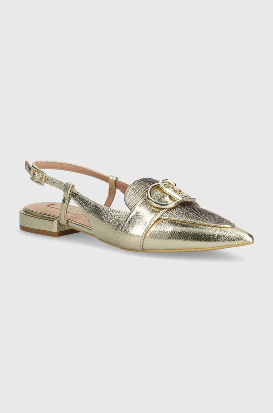 Liu Jo ballerine VIOLA 09 finta pelle fiore oro SA4045EX24200529