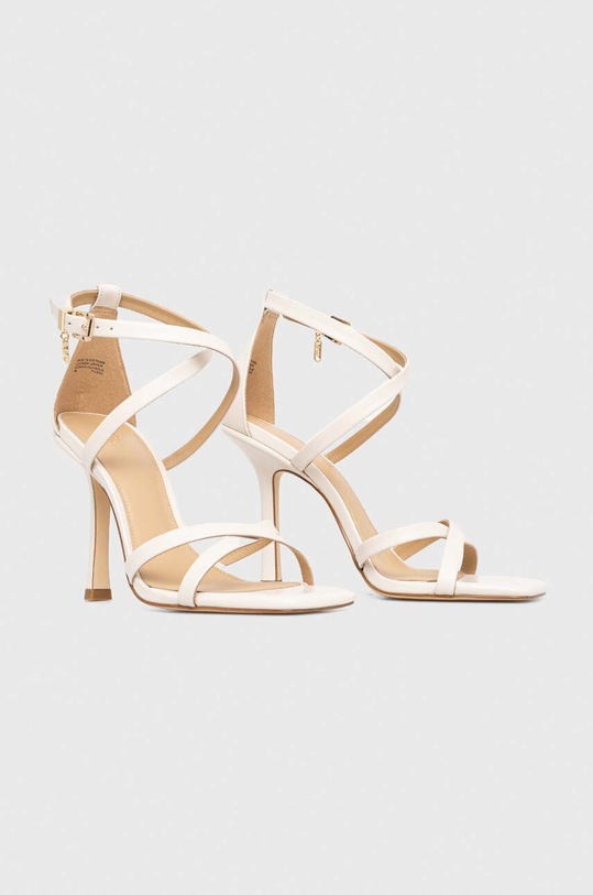 MICHAEL Michael Kors sandały skórzane Celia 40H3CIHS1L.289 beżowy SS24