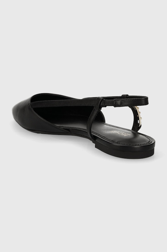 Încălțăminte MICHAEL Michael Kors balerini de piele Veronica 40H3VRFP1L.001 negru