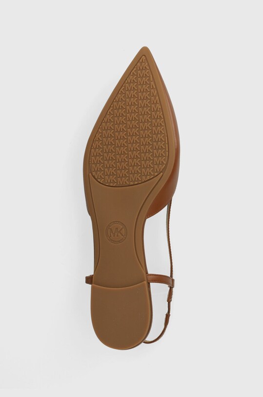 Usnjene balerinke MICHAEL Michael Kors Veronica 40H3VRFP1L.230 rjava
