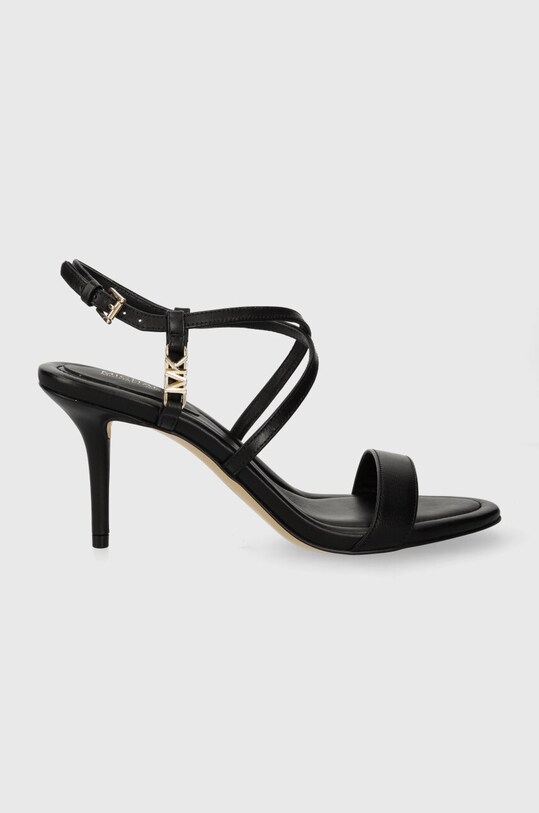 MICHAEL Michael Kors sandały skórzane Veronica 5-8 cm czarny 40H3VRMS1L.001