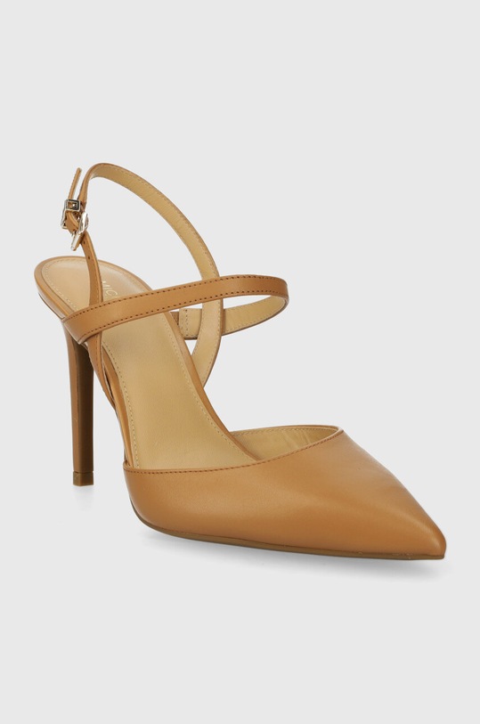 Δερμάτινες γόβες MICHAEL Michael Kors Ava 40R4AVHP1L.174 καφέ SS24
