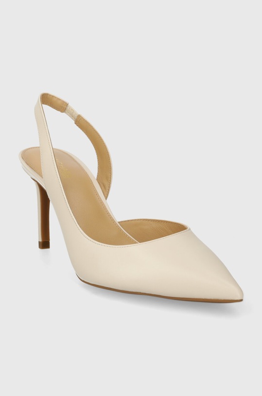 Kožené lodičky MICHAEL Michael Kors Alina 40R4HNMP1L.289 béžová SS24