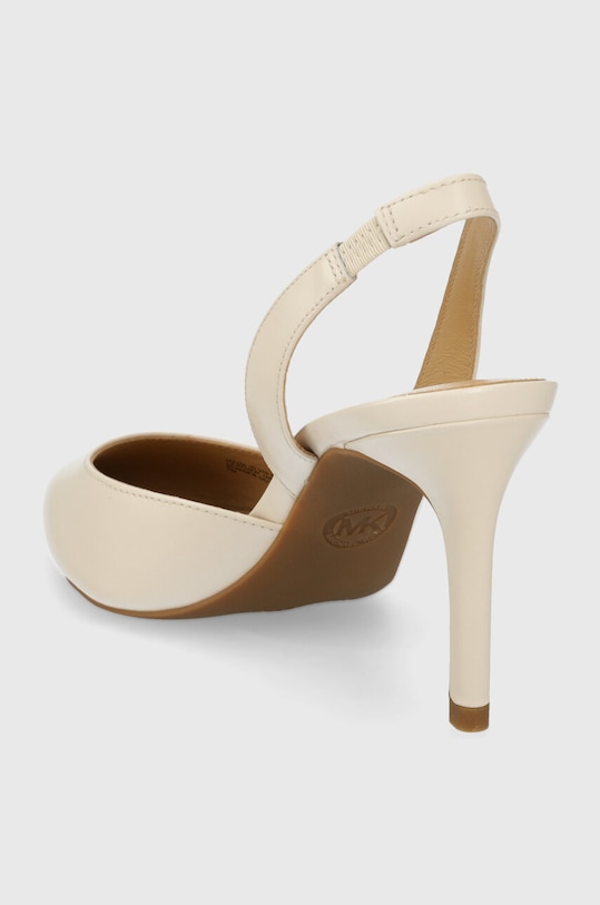 Boty Kožené lodičky MICHAEL Michael Kors Alina 40R4HNMP1L.289 béžová