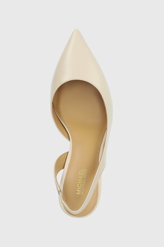 Kožené lodičky MICHAEL Michael Kors Alina béžová 40R4HNMP1L.289