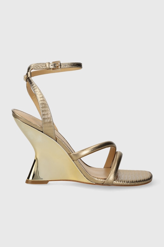 MICHAEL Michael Kors sandały skórzane Nadina pozostałe złoty 40R4NDHS2M.740