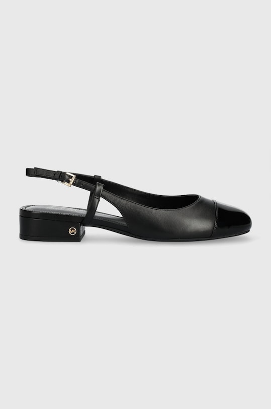 MICHAEL Michael Kors balerrine in pelle Perla finta pelle fiore nero 40R4PLFP1L.001