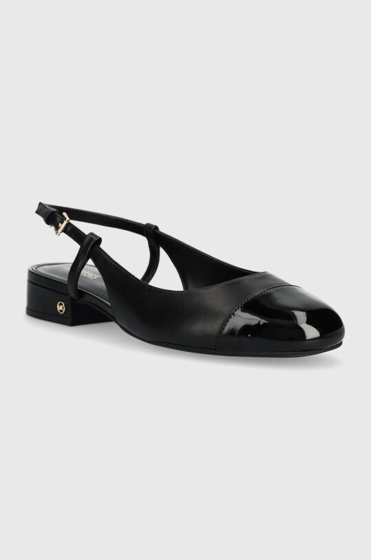 MICHAEL Michael Kors balerrine in pelle Perla 40R4PLFP1L.001 nero SS24
