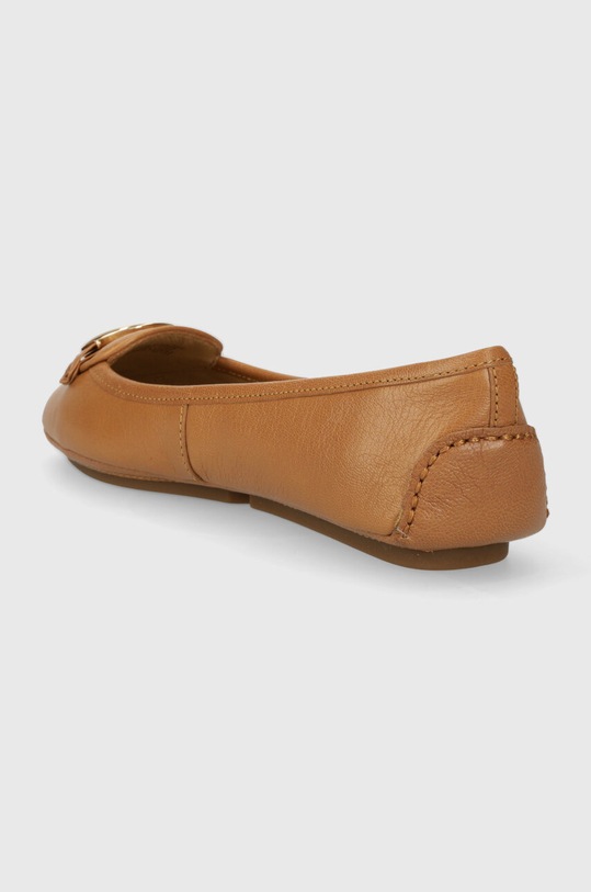 Obuwie MICHAEL Michael Kors baleriny skórzane Lillie 40R9LIFP2L.174 brązowy