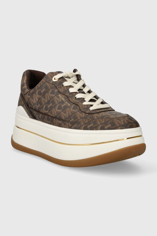 MICHAEL Michael Kors sneakersy Hayes 43R4HYFS1B.200 brązowy SS24