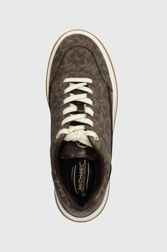 MICHAEL Michael Kors sneakersy Hayes brązowy 43R4HYFS1B.200