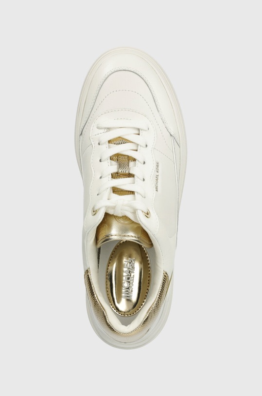 MICHAEL Michael Kors sneakersy skórzane Hayes biały 43R4HYFS2L.740