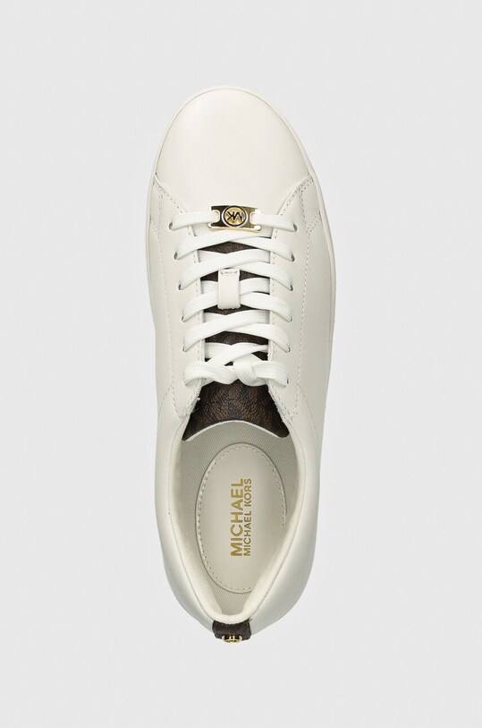 MICHAEL Michael Kors sneakersy skórzane Keaton biały 43R4KTFS2L.200