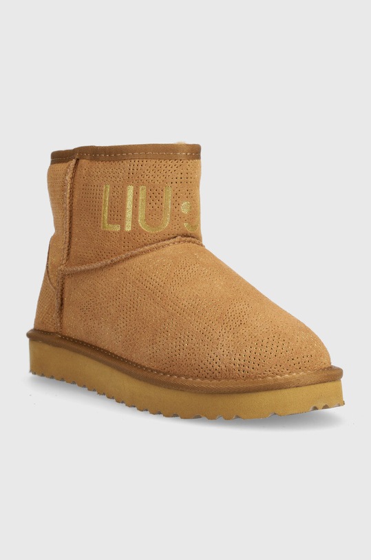 Liu Jo cizme de zapada din piele intoarsa JIL 02 SA4055PX37300668 maro SS24