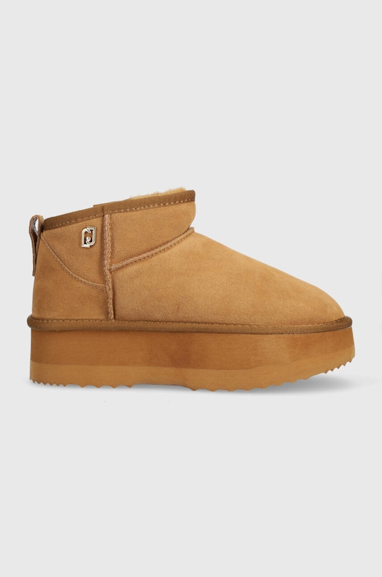 Semišové sněhule Liu Jo JANE 01 zateplené hnědá SA4051PX00200668