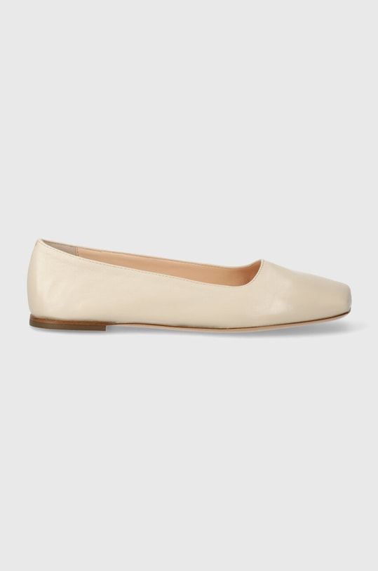 AGL balerini de piele RINA D550001PCSOFTY0119 bej SS24