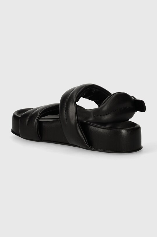 Obuwie AGL sandały skórzane JANE D685004PGSOFTY0000 czarny