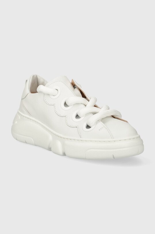 AGL sneakers din piele MAGIC D938049PGSOFTY0102 alb SS24