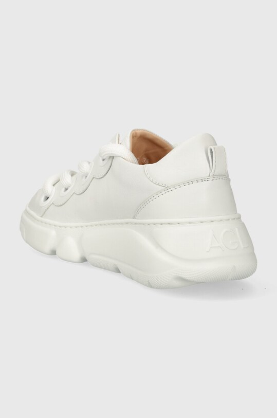 Încălțăminte AGL sneakers din piele MAGIC D938049PGSOFTY0102 alb