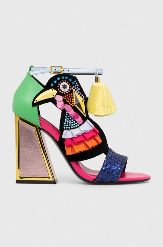 Kat Maconie sandały Aya skóra zamszowa multicolor AYA.BALLET.PINK