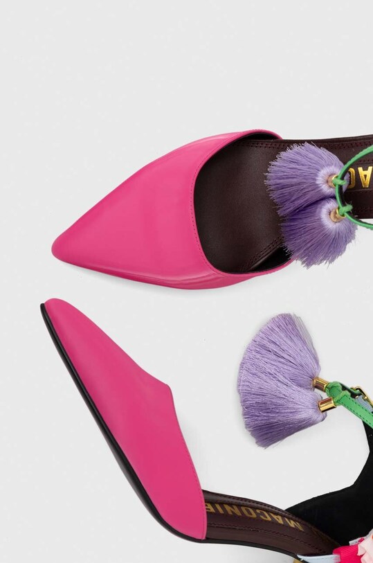 Kat Maconie szpilki skórzane Ayana multicolor AYANA.RAW.CACAO