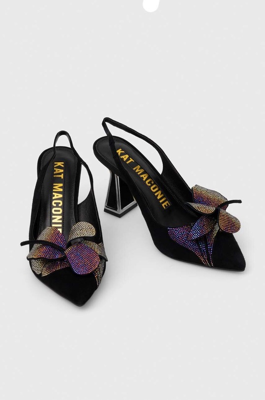Kat Maconie szpilki zamszowe Henni HENNI.BLACK czarny SS24