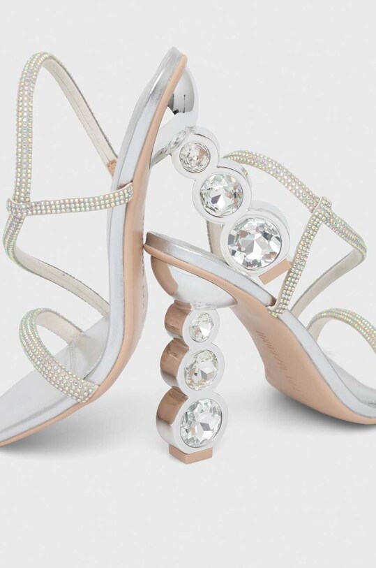 Kat Maconie sandale de piele Kabita argintiu KABITA.COCO.CREAM