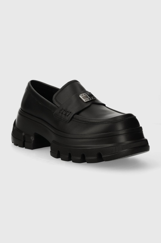 Мокасини Tommy Jeans TJW CHUNKY LOAFER EN0EN02504 черен SS24