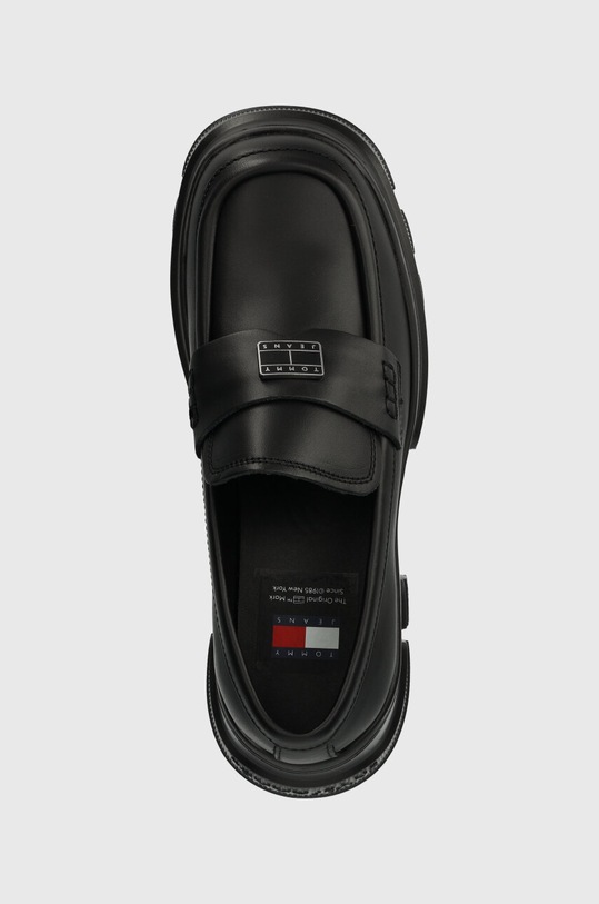 Мокасини Tommy Jeans TJW CHUNKY LOAFER черен EN0EN02504