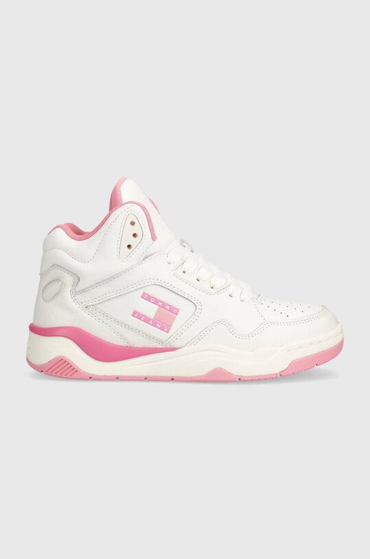 Tommy Jeans sneakersy TJW NEW BASKET MC płaska biały EN0EN02379