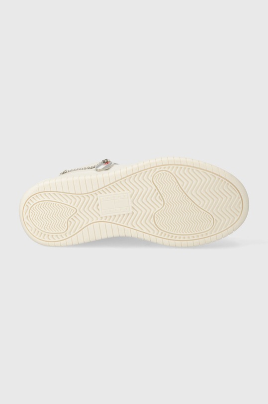 Tommy Jeans sneakers TJW RETRO BASKET FLATFORM CHARM EN0EN02421 alb