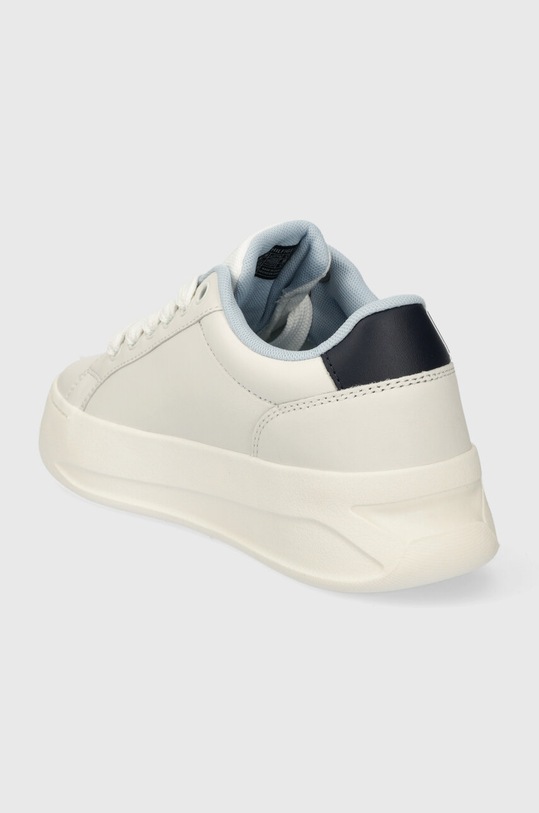 Încălțăminte Tommy Jeans sneakers din piele TJW CITY FLATFORM EN0EN02500 bej