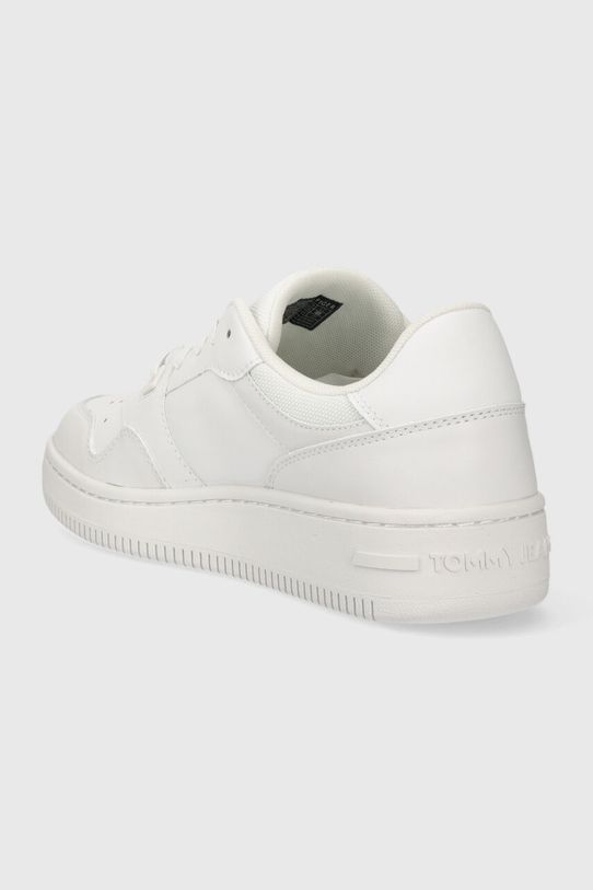 Obuwie Tommy Jeans sneakersy skórzane TJW RETRO BASKET ESS EN0EN02505 biały