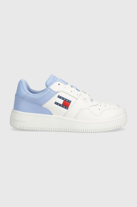 Кожаные кроссовки Tommy Jeans TJW RETRO BASKET ESS голубой EN0EN02505