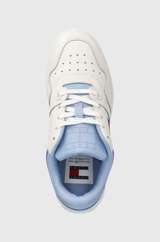Кожаные кроссовки Tommy Jeans TJW RETRO BASKET ESS голубой EN0EN02505