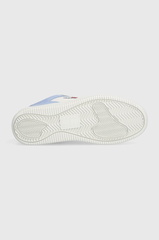 Kožne tenisice Tommy Jeans TJW RETRO BASKET ESS EN0EN02505 plava