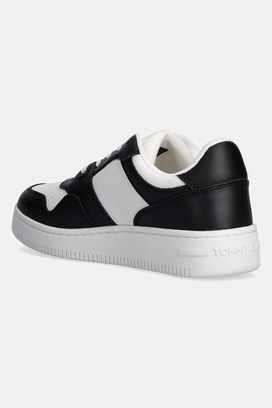 Взуття Шкіряні кросівки Tommy Jeans TJW RETRO BASKET ESS EN0EN02505 чорний