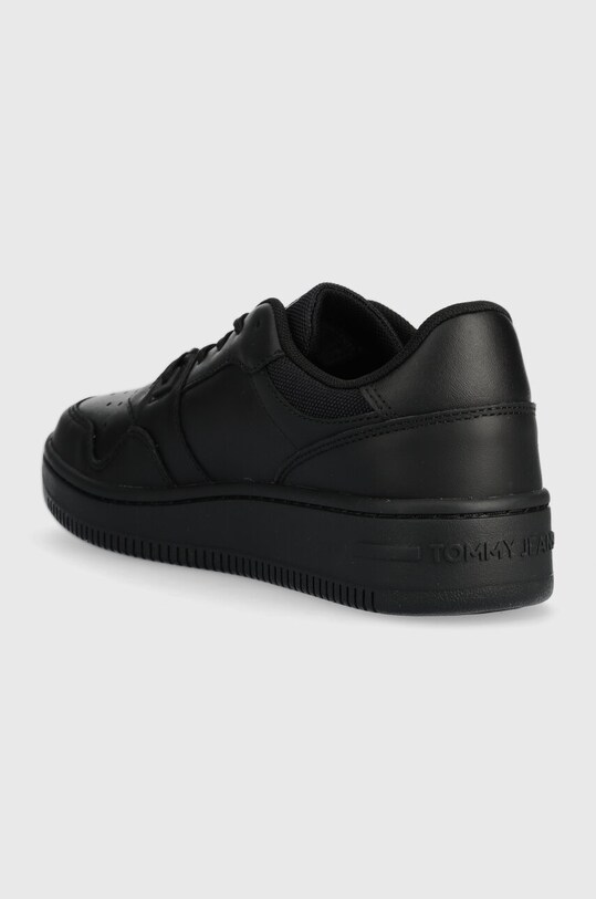 Взуття Шкіряні кросівки Tommy Jeans TJW RETRO BASKET ESS EN0EN02505 чорний
