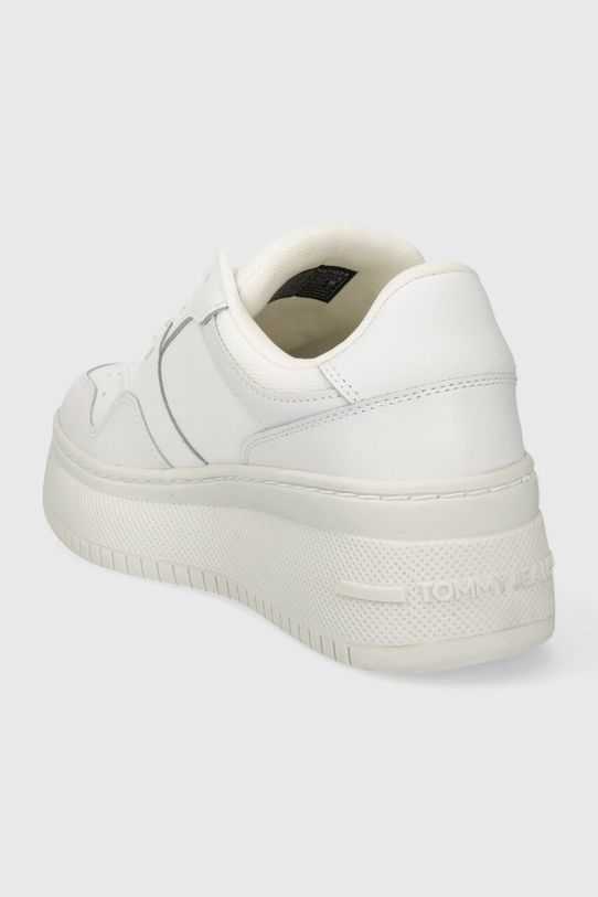 Παπούτσια Αθλητικά Tommy Jeans TJW RETRO BASKET FLATFORM ESS EN0EN02506 λευκό