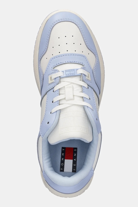 Tenisky Tommy Jeans TJW RETRO BASKET FLATFORM ESS modrá EN0EN02506