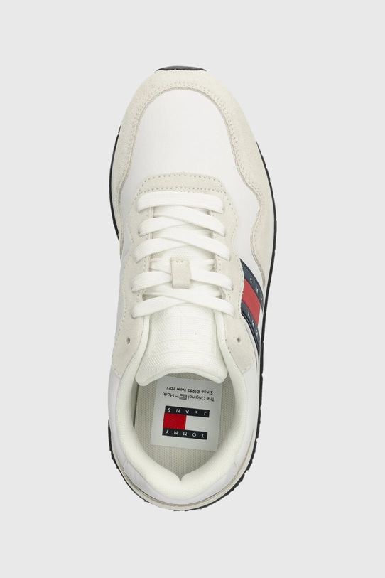 Tommy Jeans sneakers TJW EVA RUNNER MAT MIX ESS alb EN0EN02510