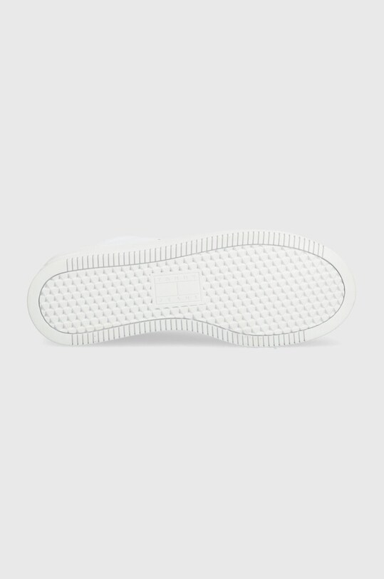 Шкіряні кросівки Tommy Jeans TJW FLATFORM ESS EN0EN02518 білий