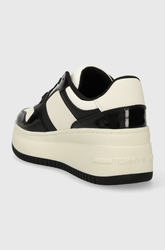 Încălțăminte Tommy Jeans sneakers TJW RETRO BASKET FLATFORM PATENT EN0EN02523 negru
